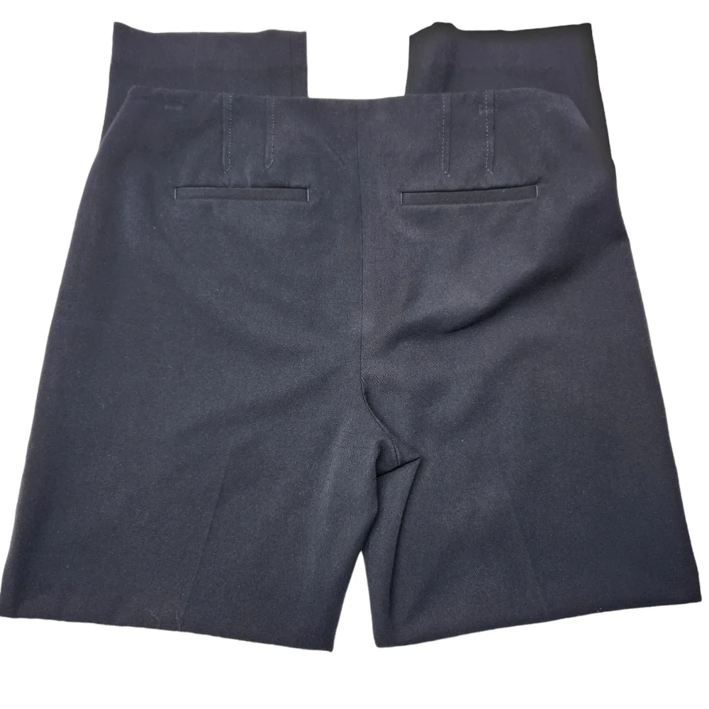 Talbots Pants Straight Leg High Waist Navy Blue, Size 10 Petite - Picture 7 of 14